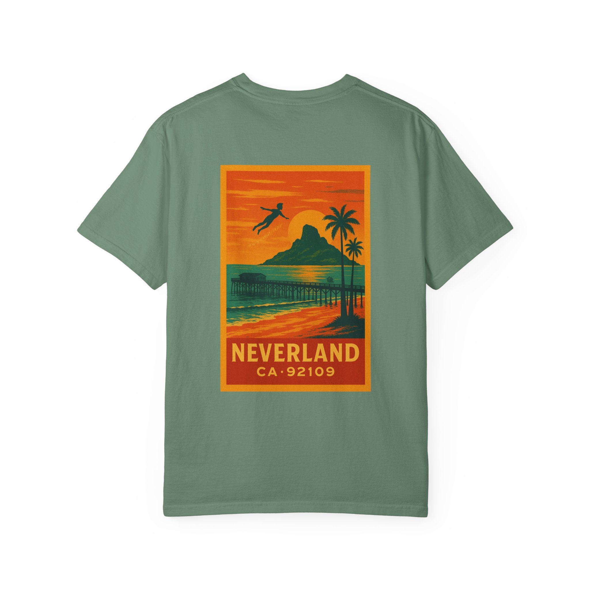 Neverland, CA 92109 Tee